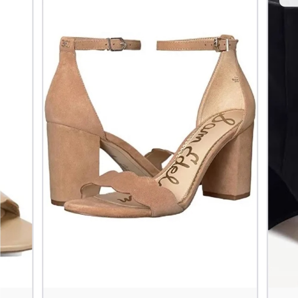 Sam Edelman odila camel suede heels